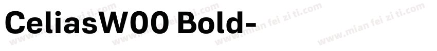 CeliasW00 Bold字体转换